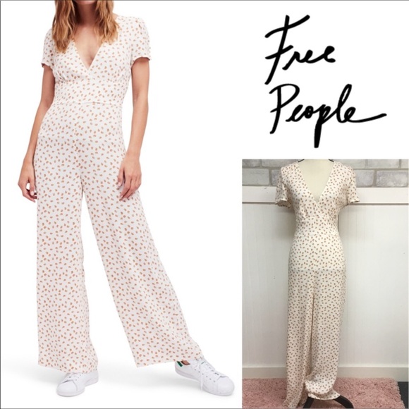 Free People Pants - Free people peaches jumpsuit Sz10